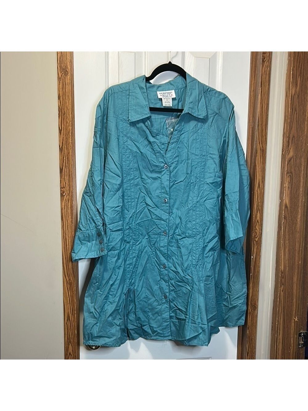 Teal Button Down Shirt